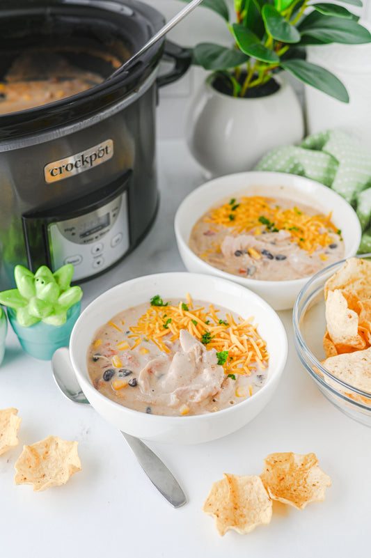 Crock Pot Cream Cheese Chicken Chili Set #3
