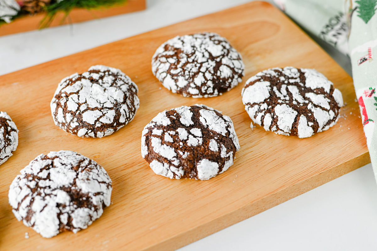 Chocolate Crinkle Cookies Set #3