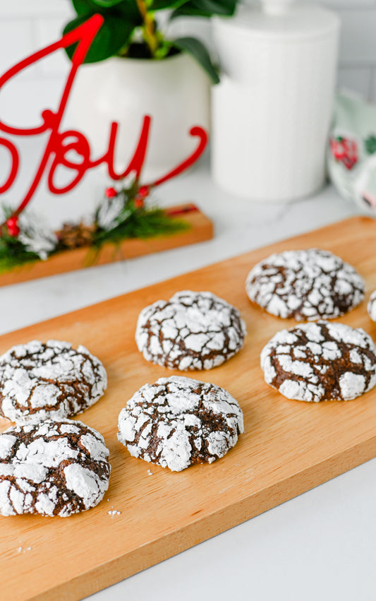 Chocolate Crinkle Cookies Set #3
