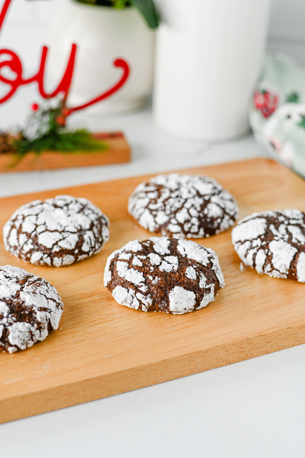 Chocolate Crinkle Cookies Set #3