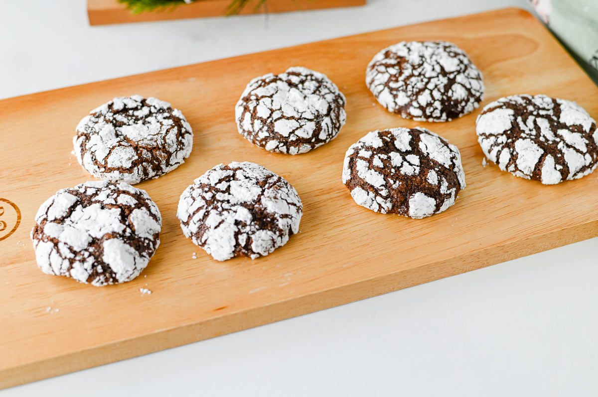 Chocolate Crinkle Cookies Set #3