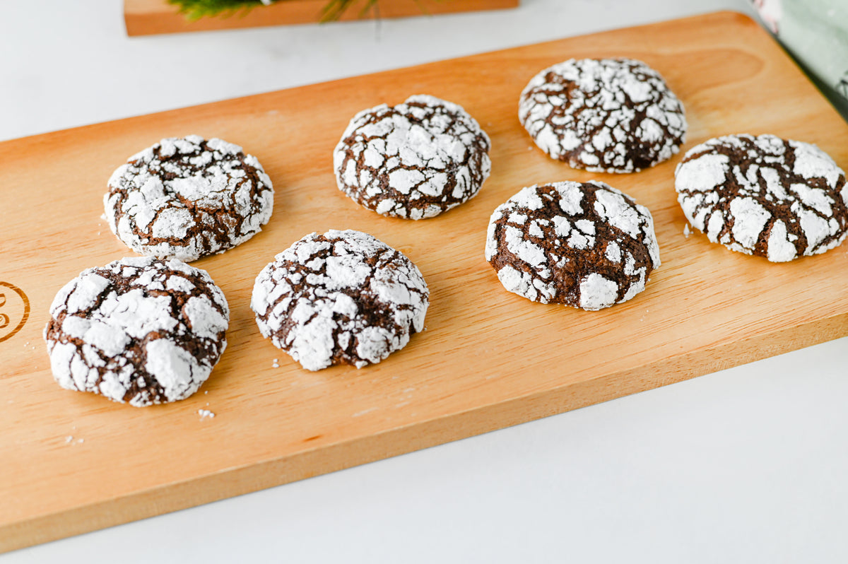 Chocolate Crinkle Cookies Set #3