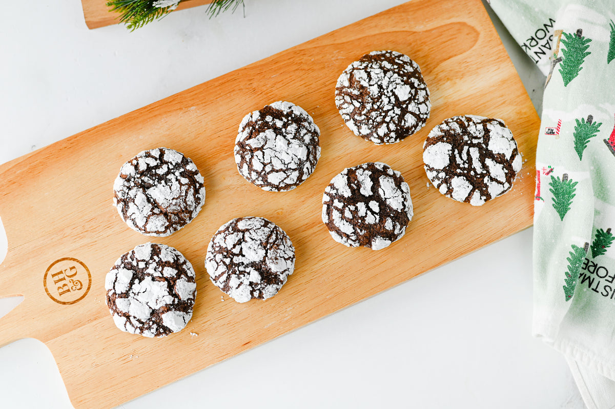 Chocolate Crinkle Cookies Set #3