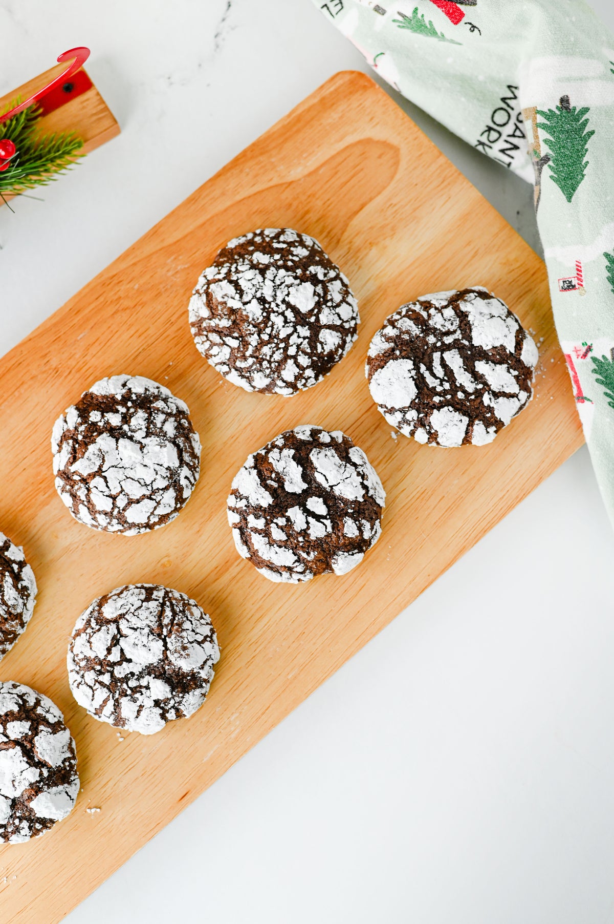 Chocolate Crinkle Cookies Set #3
