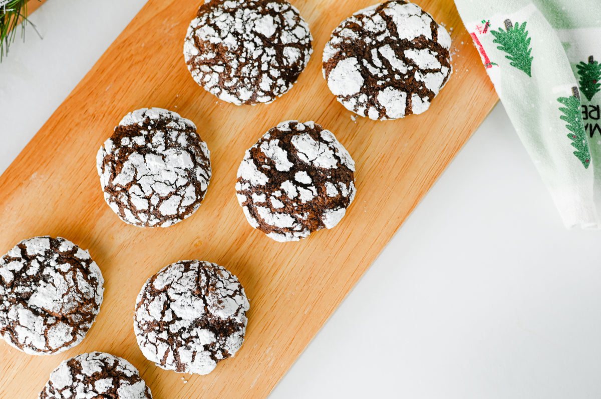 Chocolate Crinkle Cookies Set #3