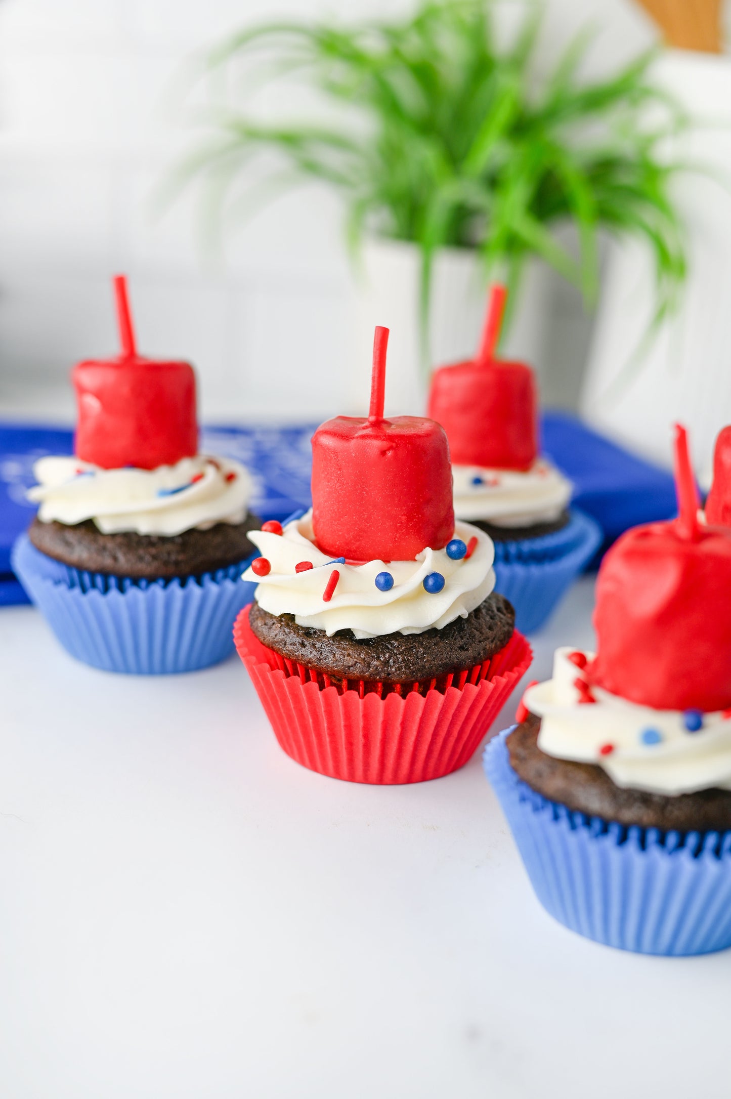 Fire Cracker Cupcakes Set #3