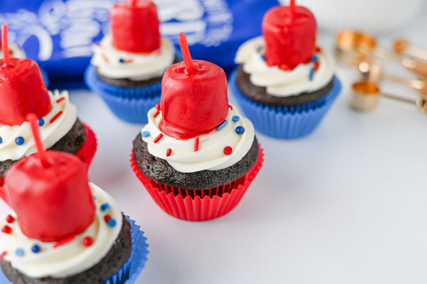 Fire Cracker Cupcakes Set #3