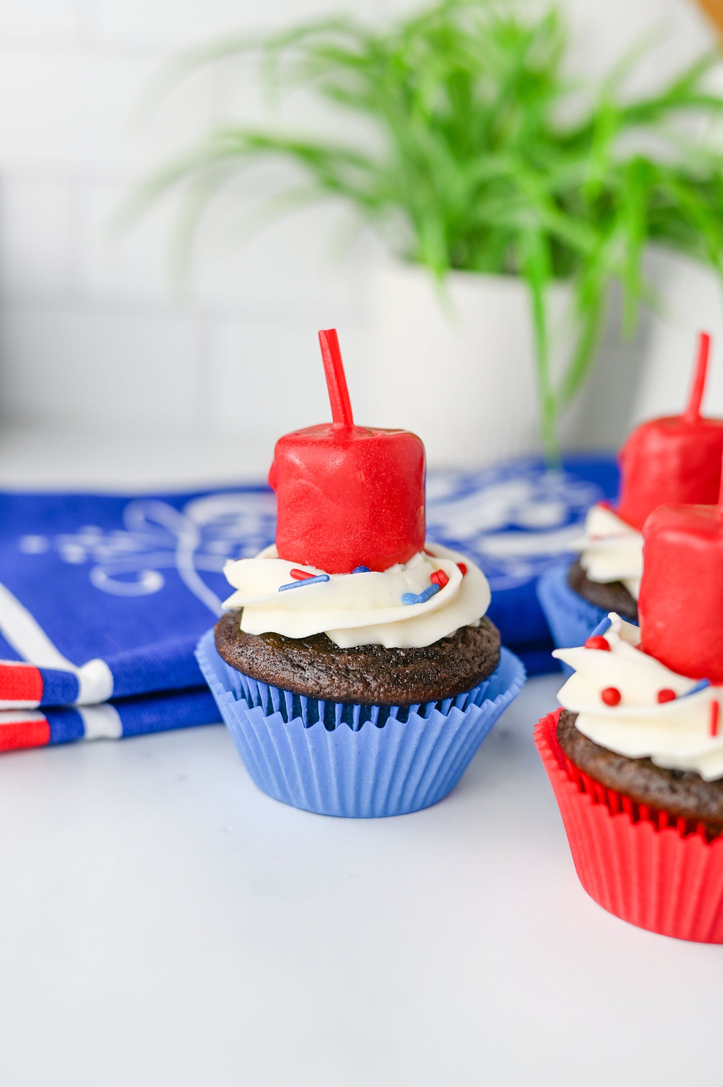 Fire Cracker Cupcakes Set #3