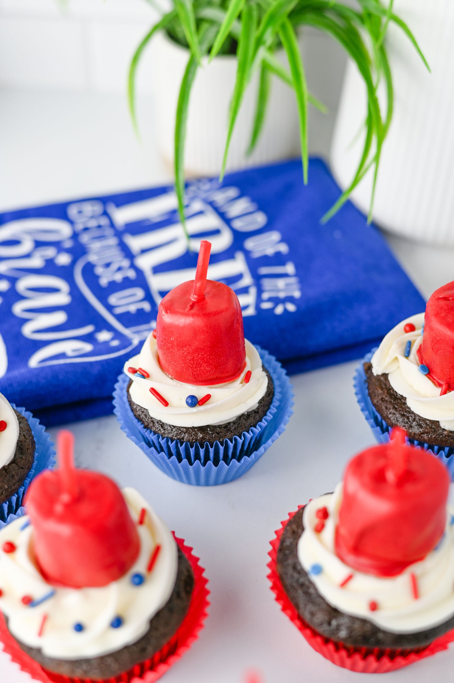 Fire Cracker Cupcakes Set #3