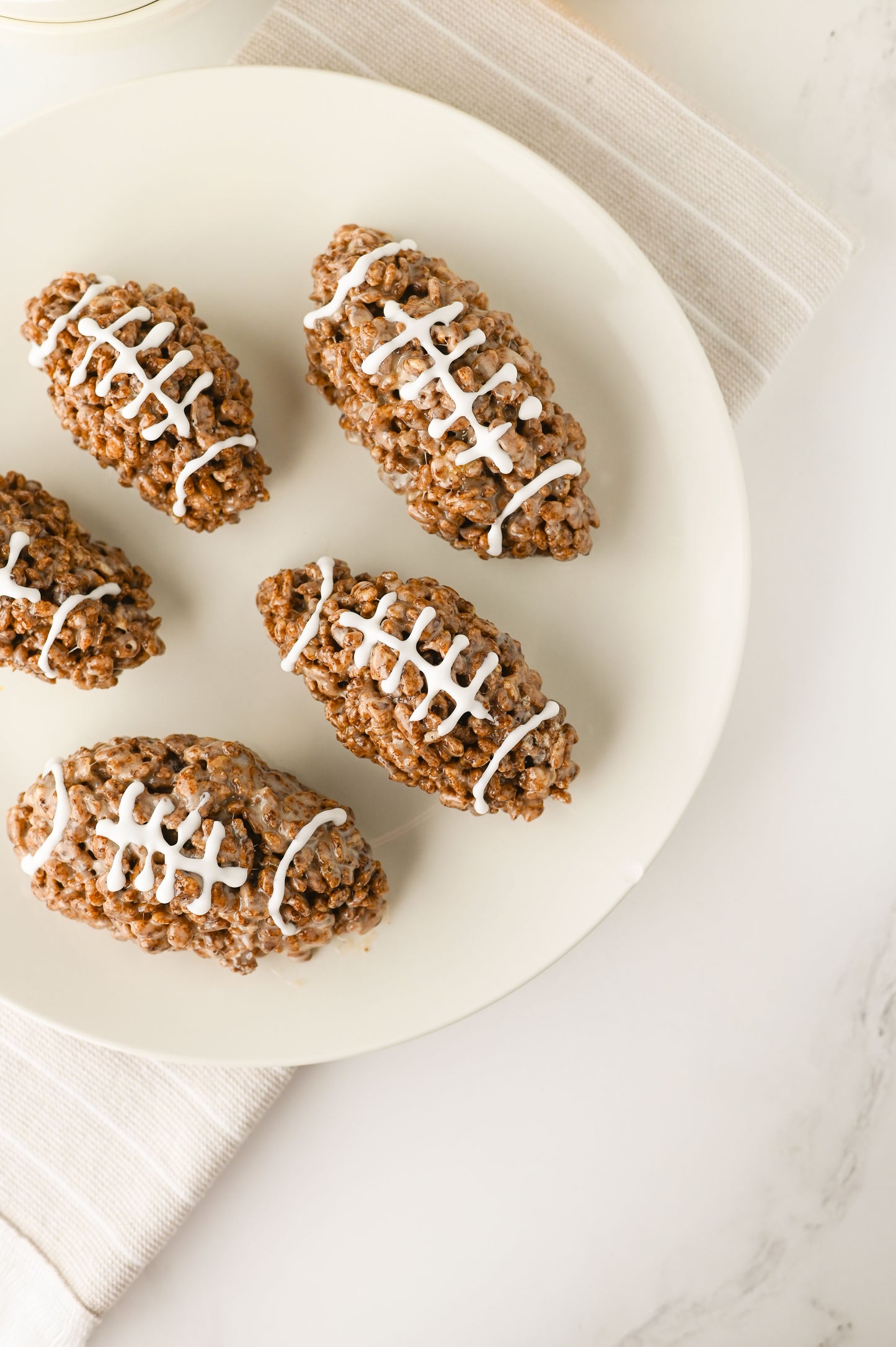 Football Rice Krispie Treats Set #3