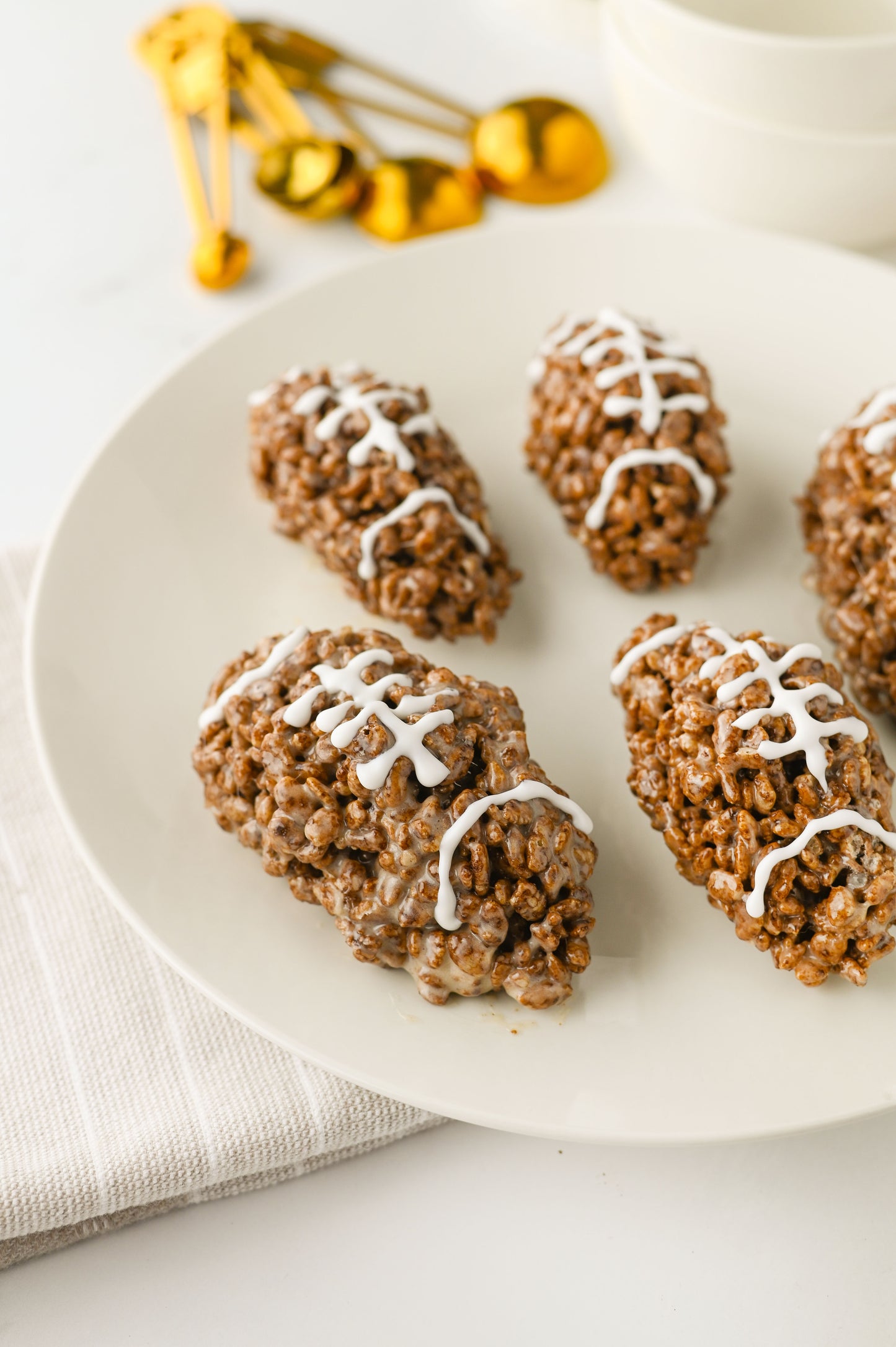 Football Rice Krispie Treats Set #3