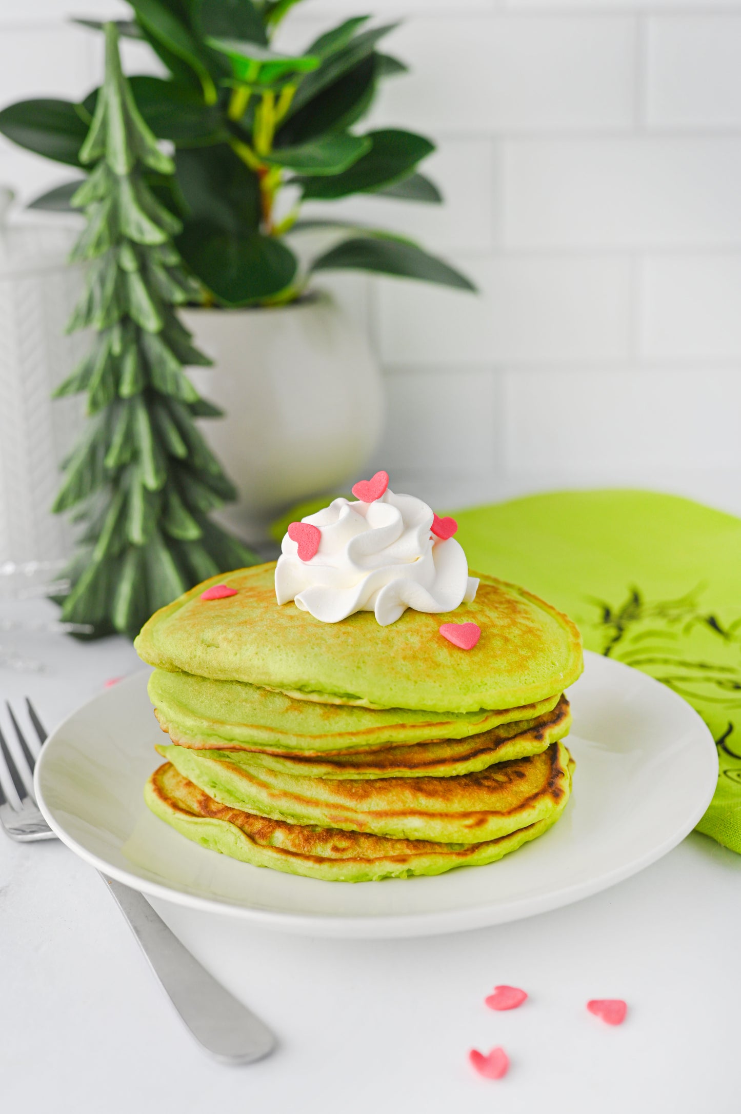 Grinch Pancakes Set #3