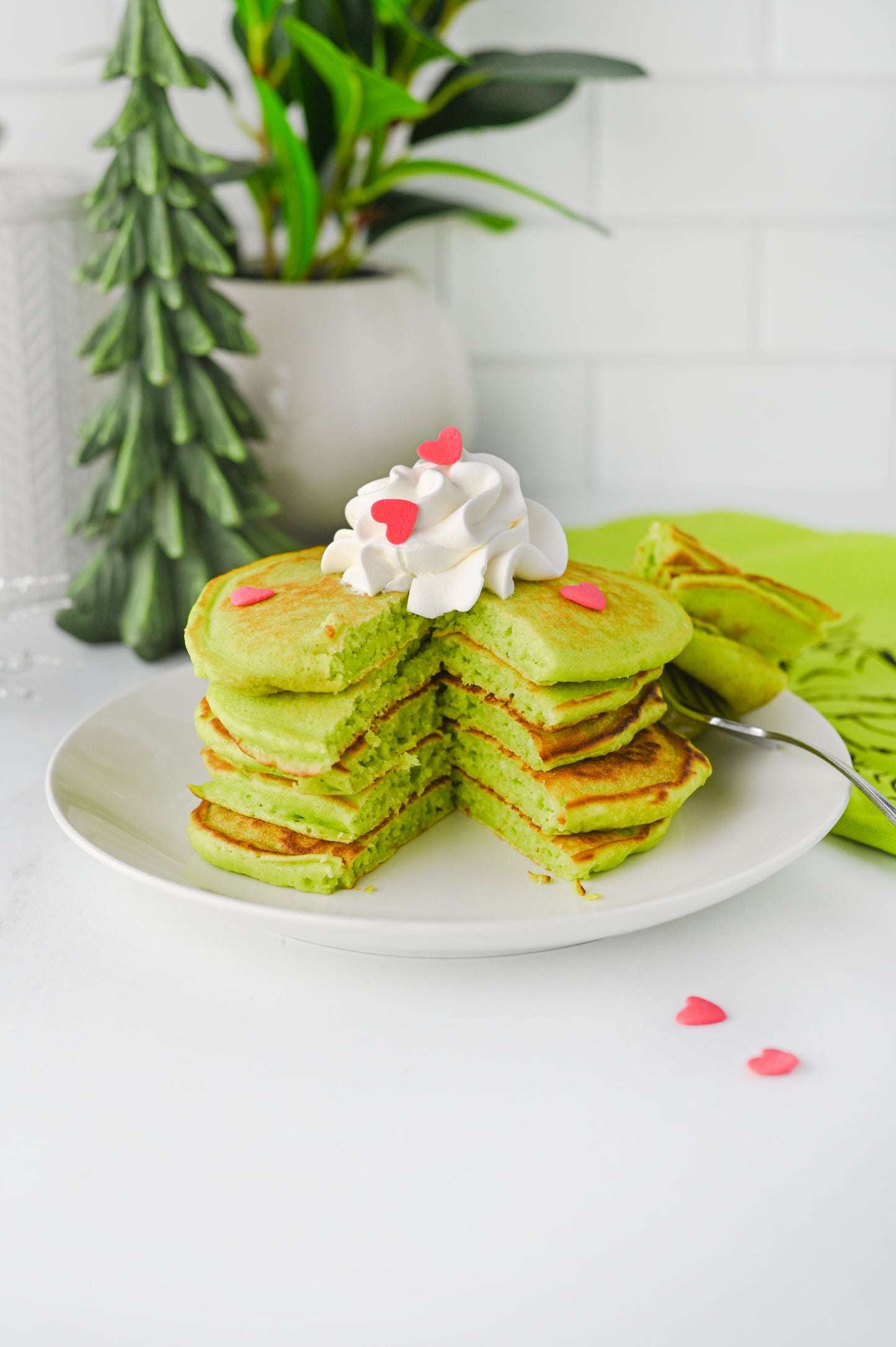 Grinch Pancakes Set #3
