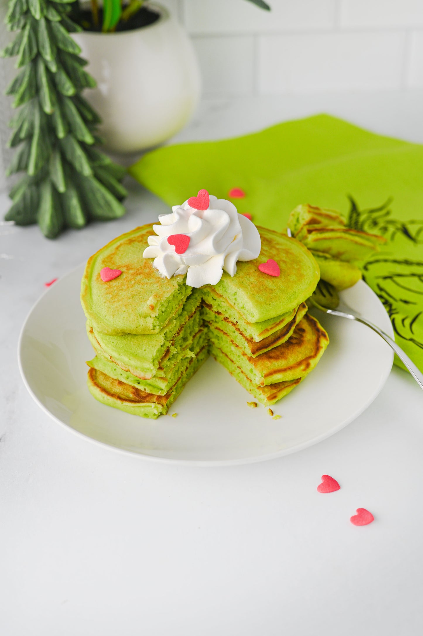 Grinch Pancakes Set #3