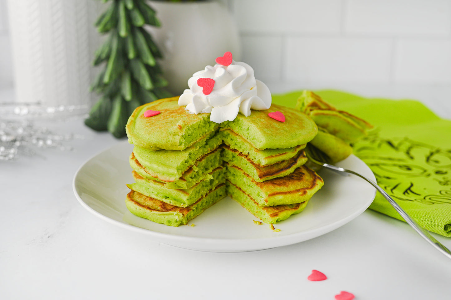 Grinch Pancakes Set #3
