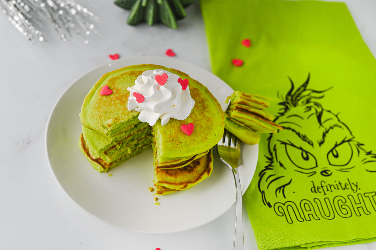 Grinch Pancakes Set #3