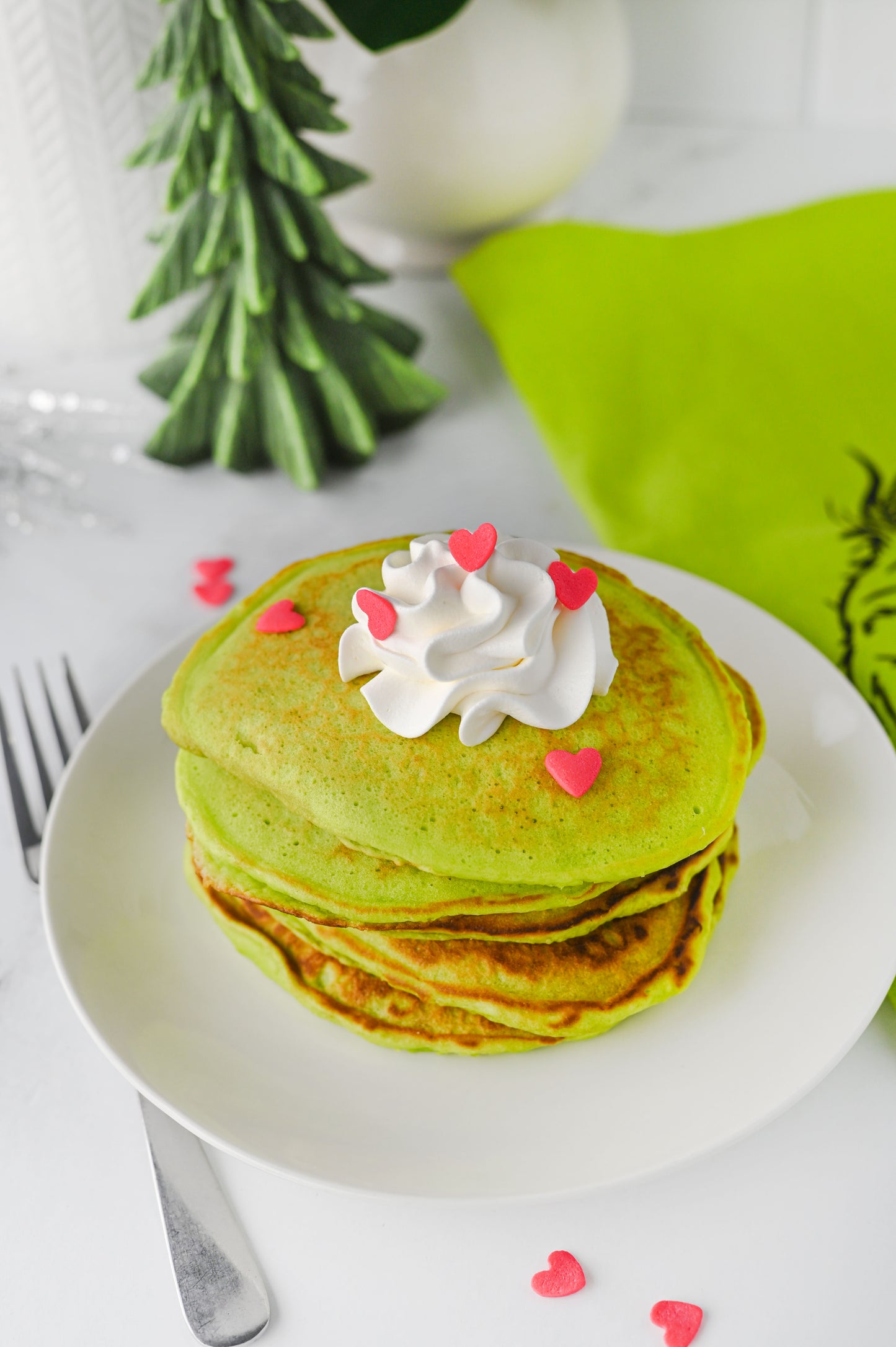Grinch Pancakes Set #3