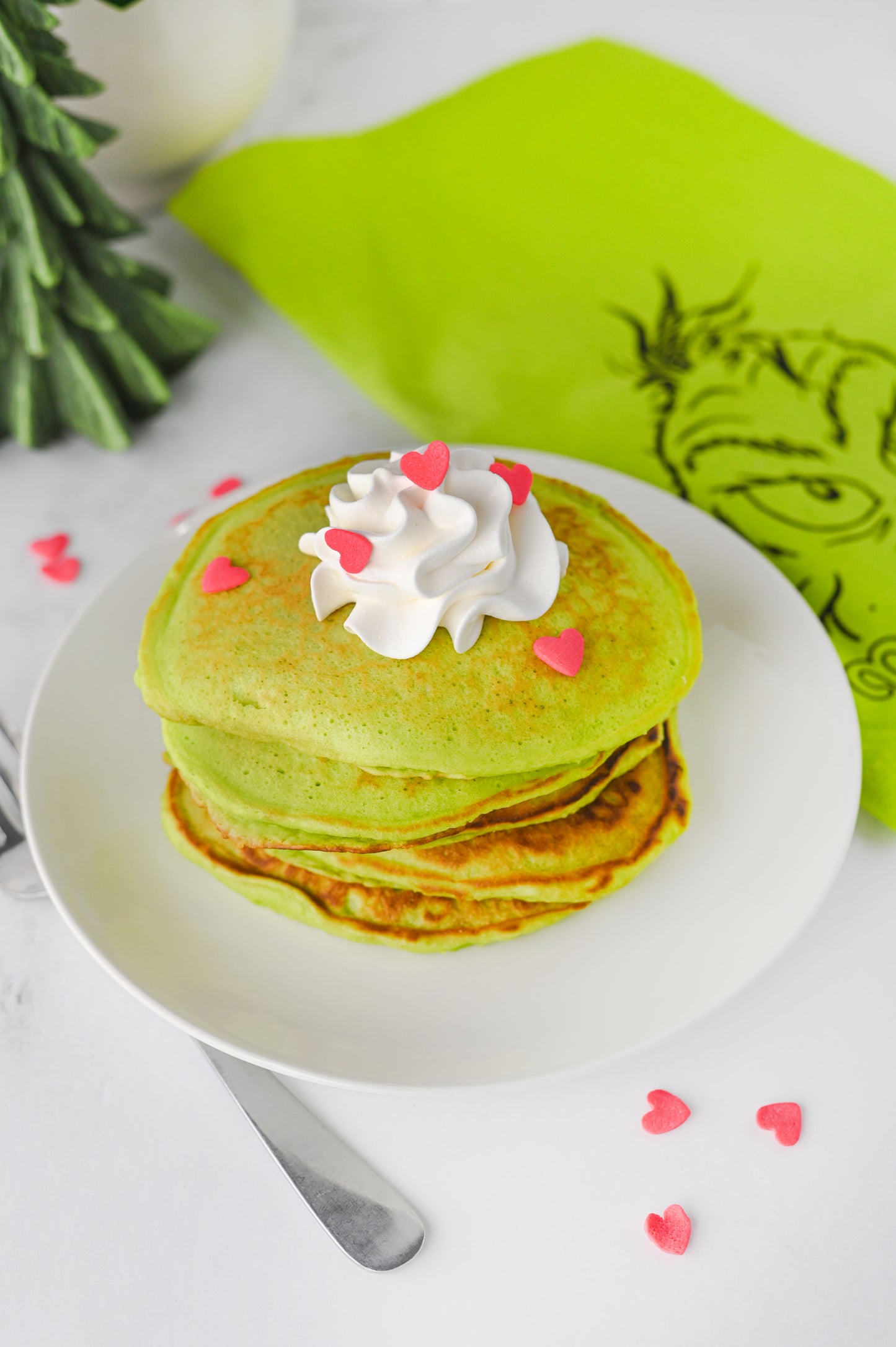 Grinch Pancakes Set #3