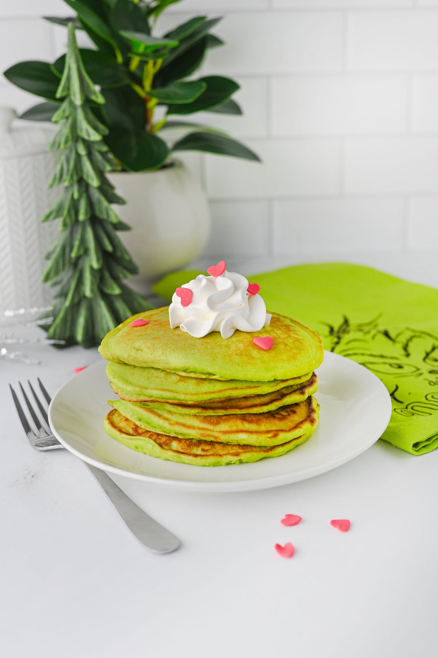 Grinch Pancakes Set #3
