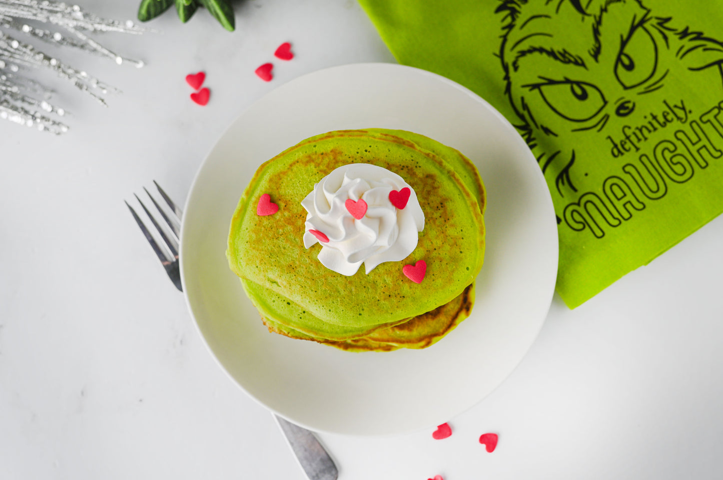 Grinch Pancakes Set #3