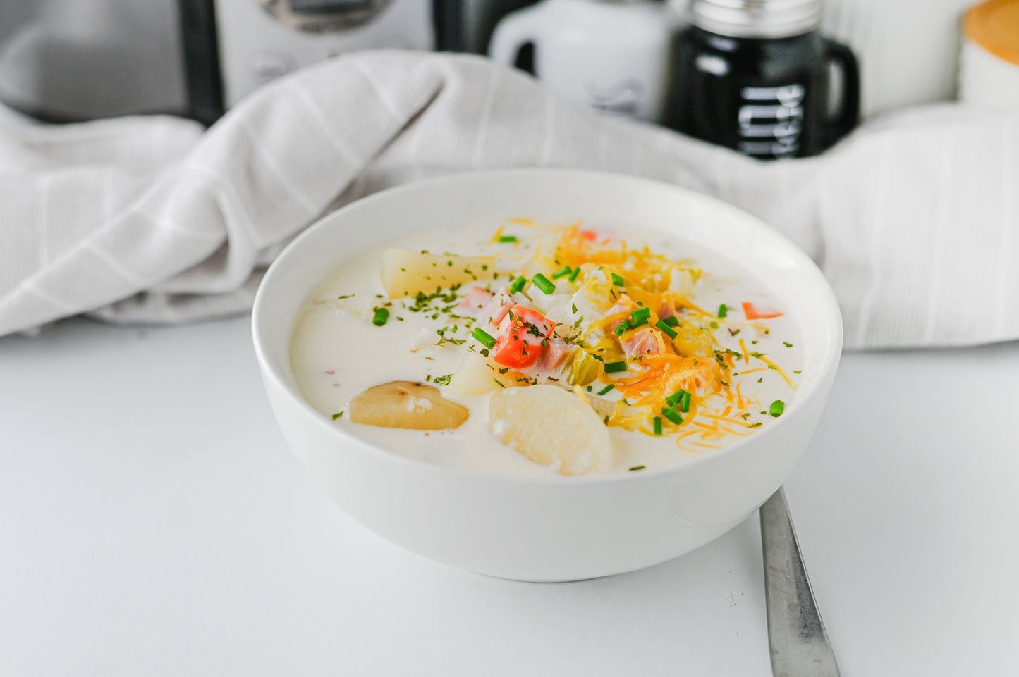 Slow Cooker Ham and Potato Soup Set #3