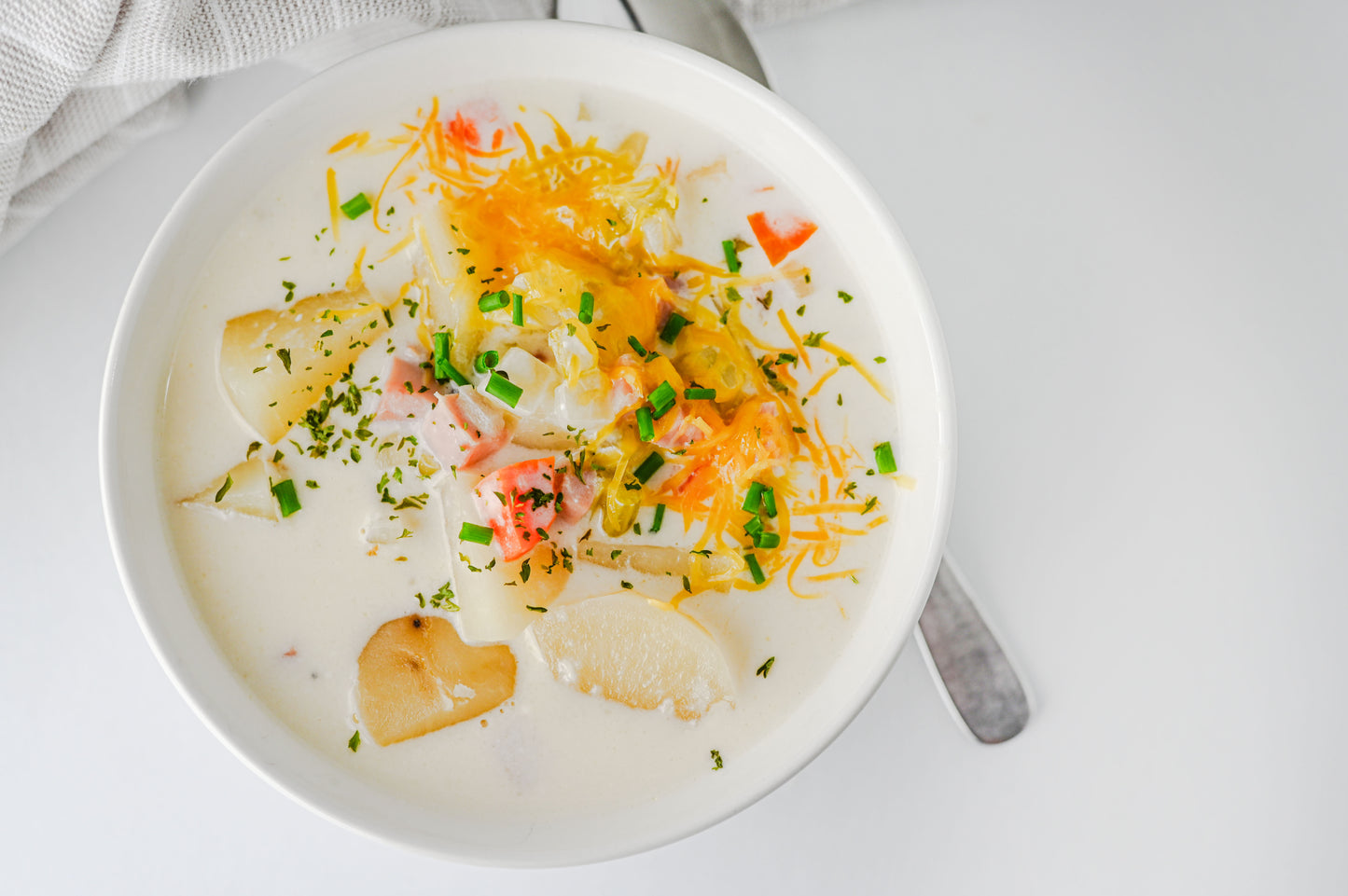 Slow Cooker Ham and Potato Soup Set #3