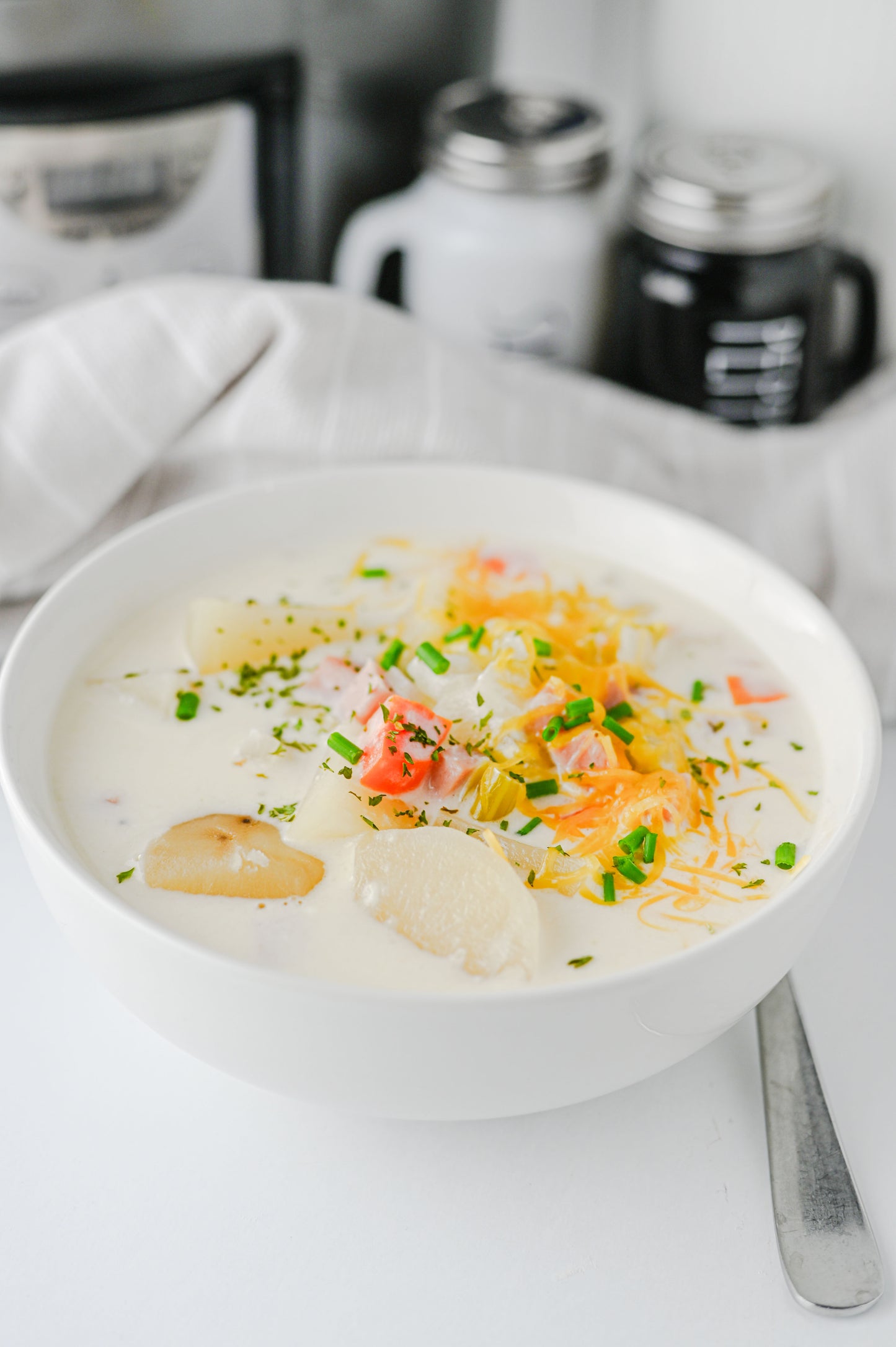 Slow Cooker Ham and Potato Soup Set #3