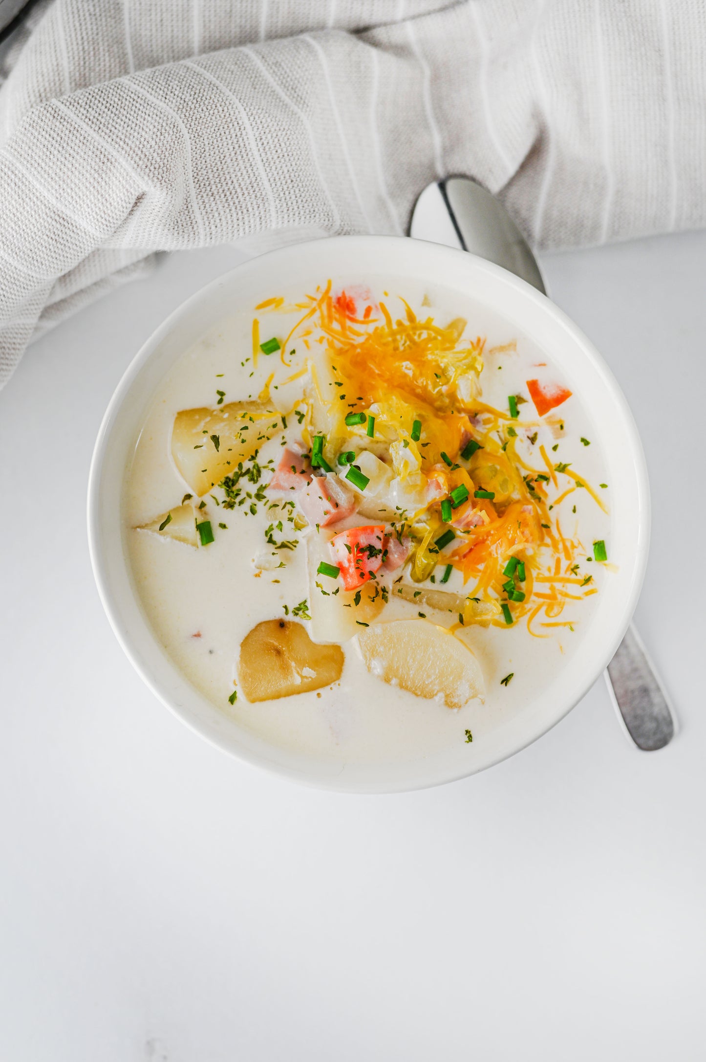 Slow Cooker Ham and Potato Soup Set #3