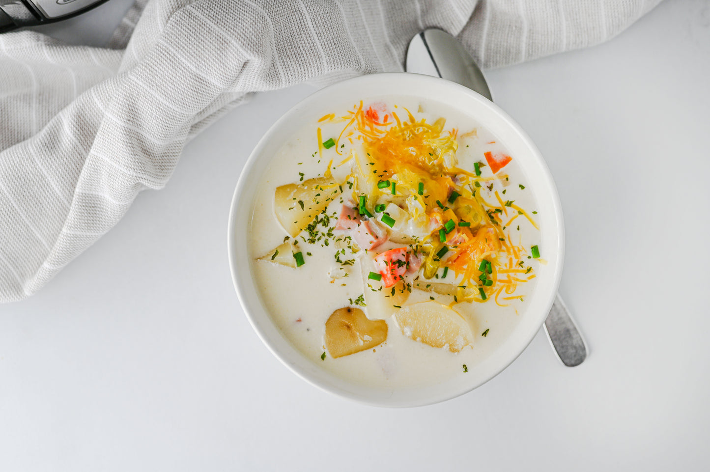 Slow Cooker Ham and Potato Soup Set #3