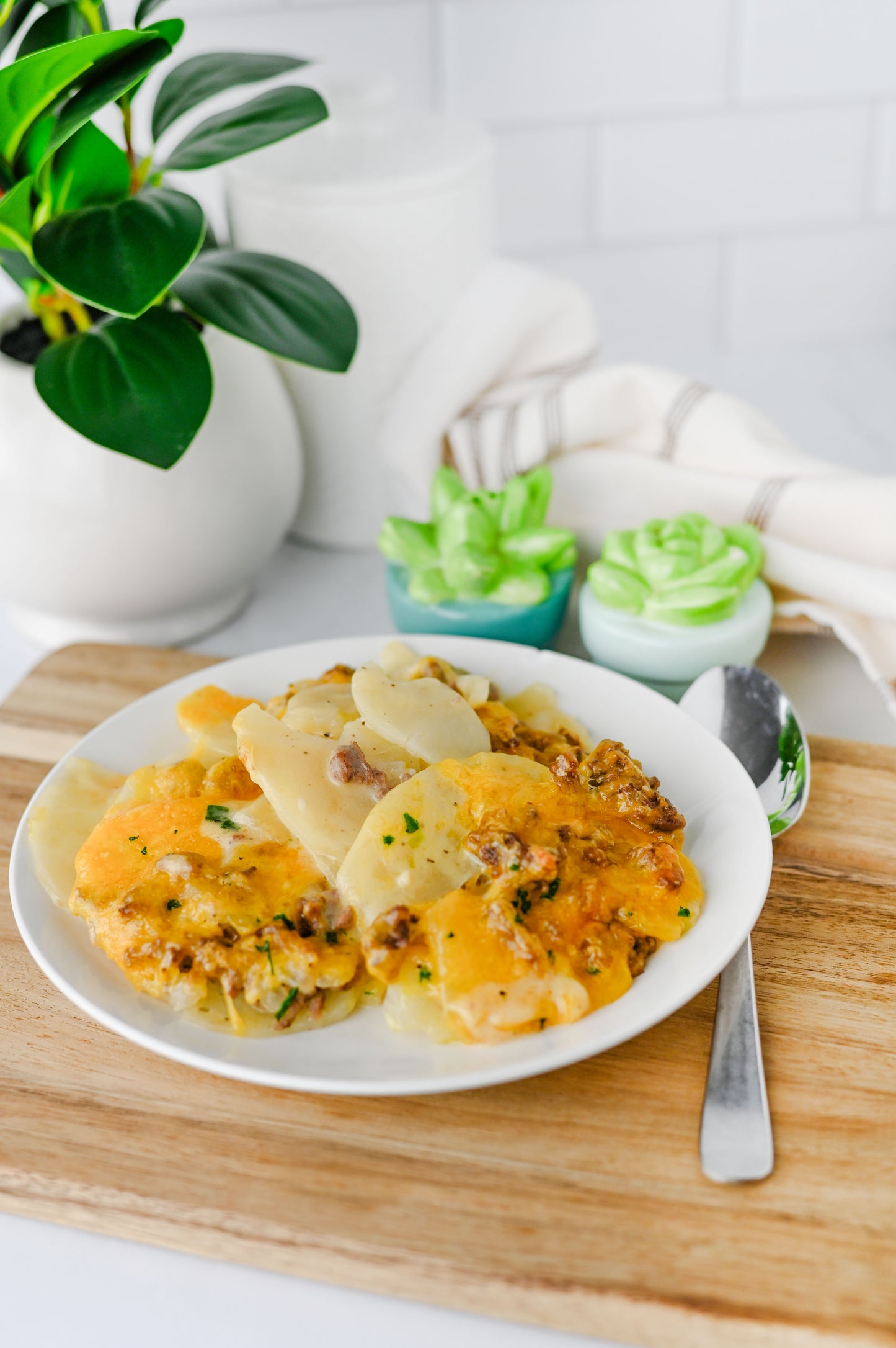 Hamburger Potato Casserole Set #3