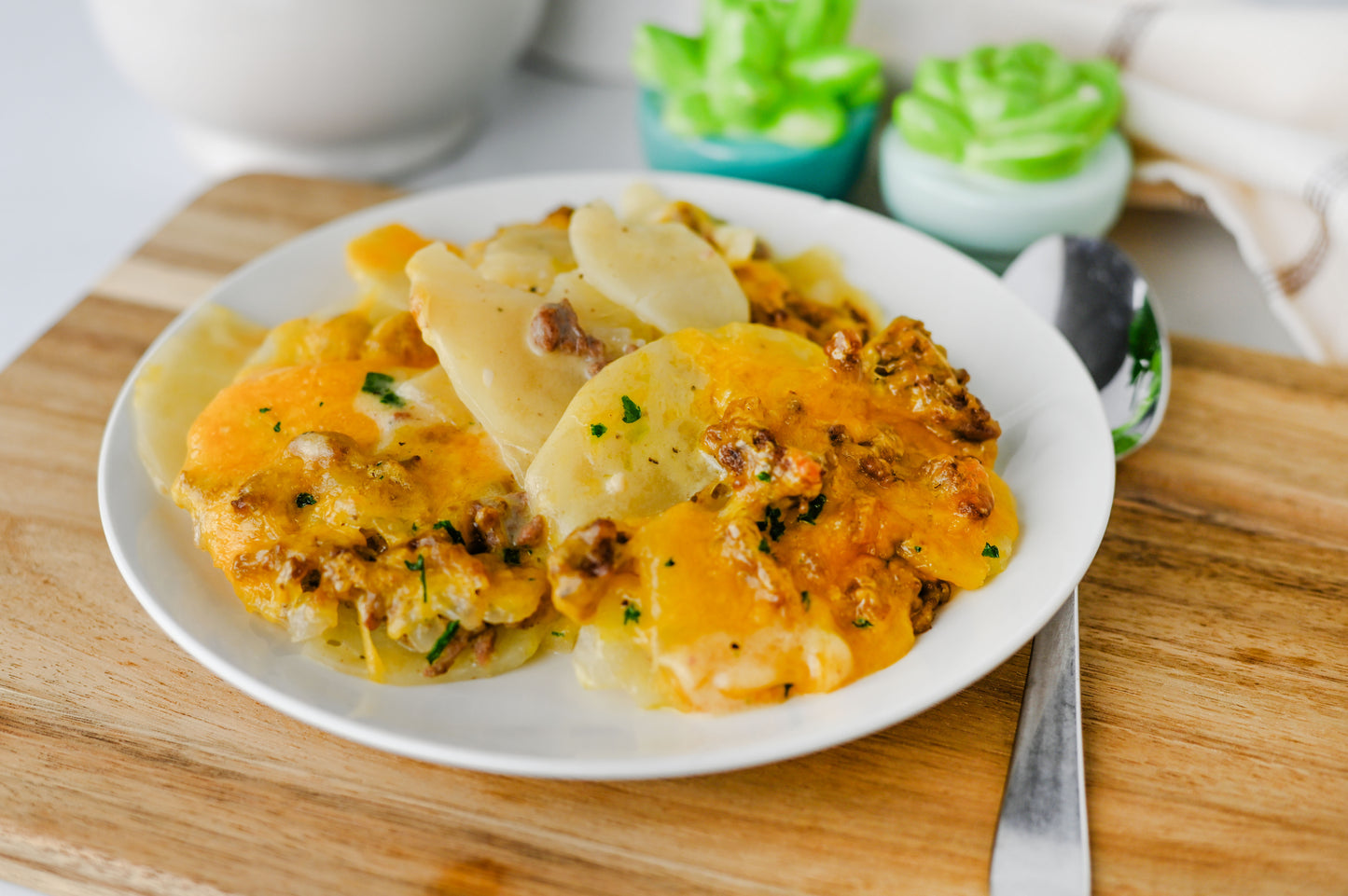 Hamburger Potato Casserole Set #3