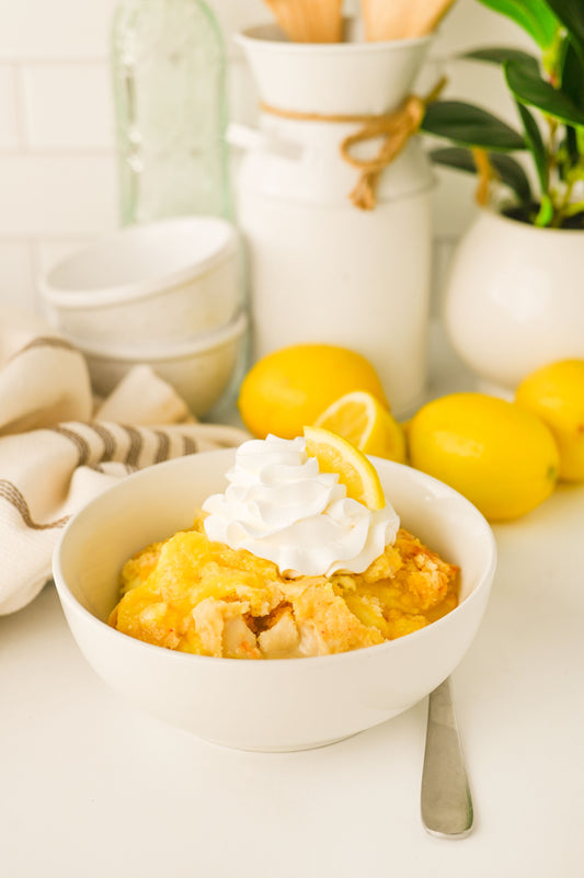 Lemon Cream Cheese Dump Cake Set #3