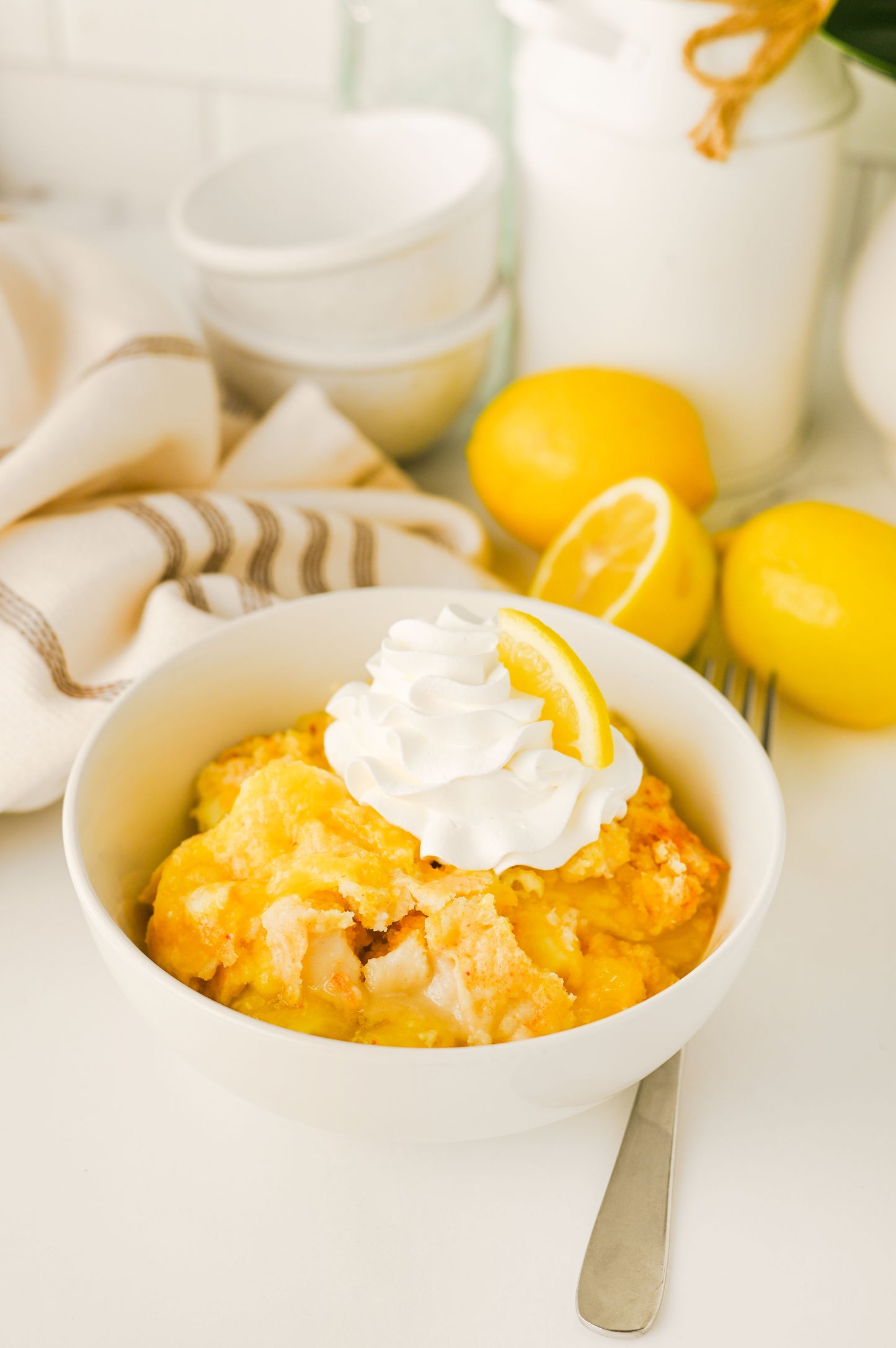 Lemon Cream Cheese Dump Cake Set #3