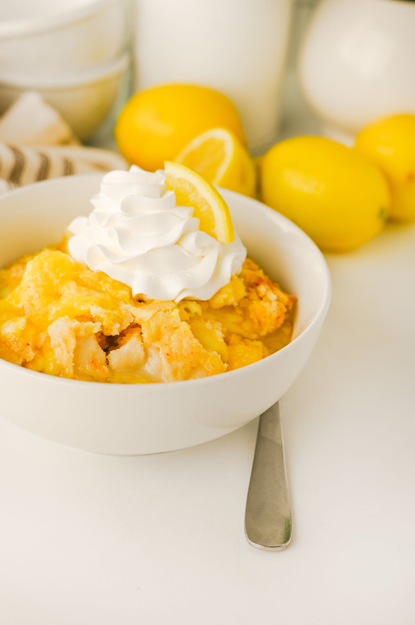 Lemon Cream Cheese Dump Cake Set #3