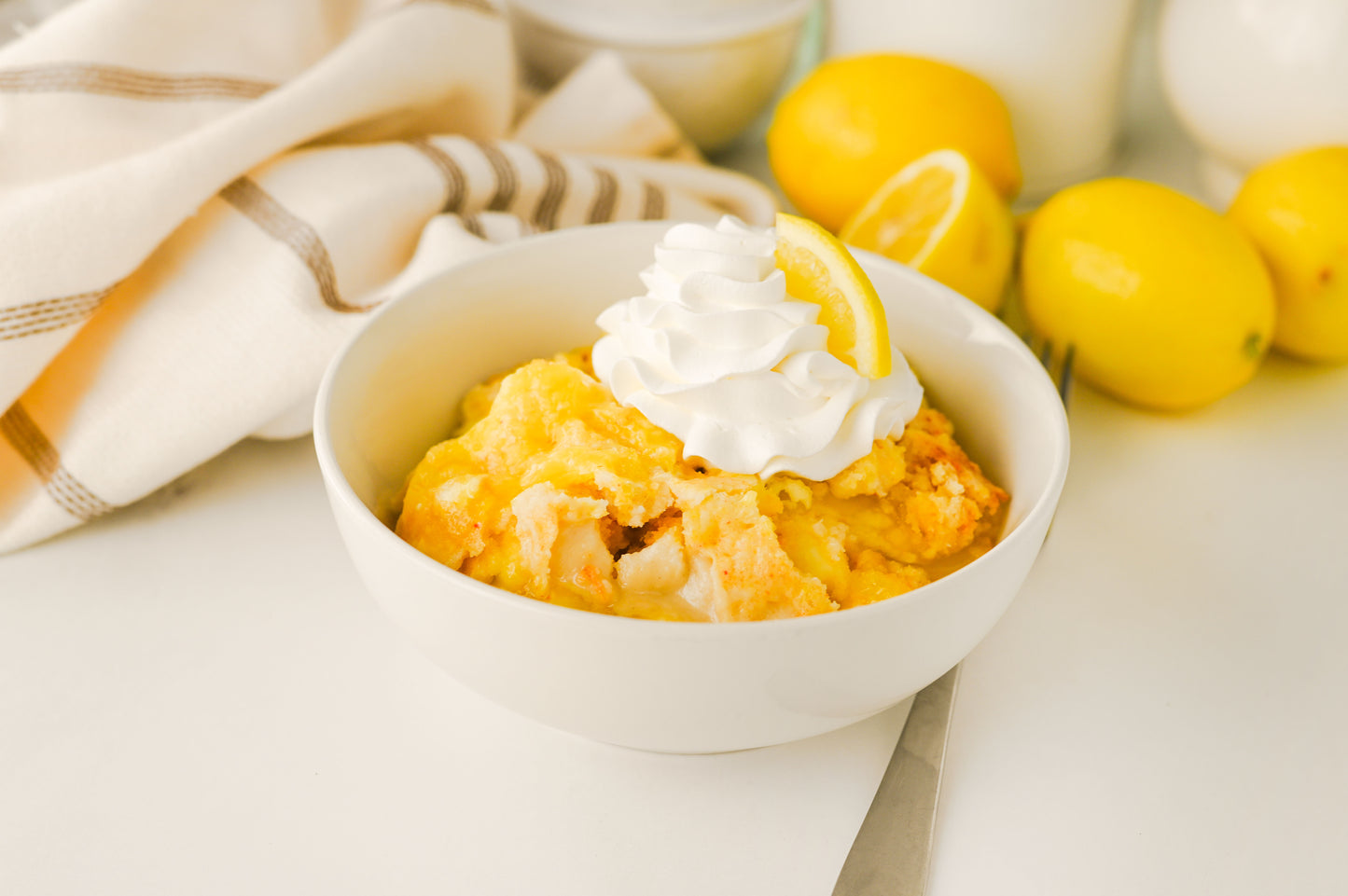 Lemon Cream Cheese Dump Cake Set #3