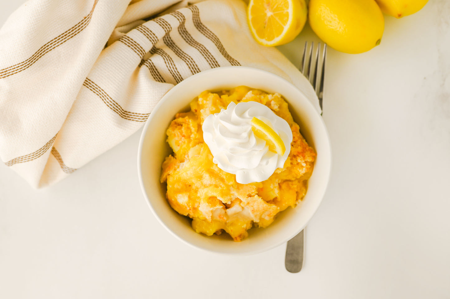 Lemon Cream Cheese Dump Cake Set #3