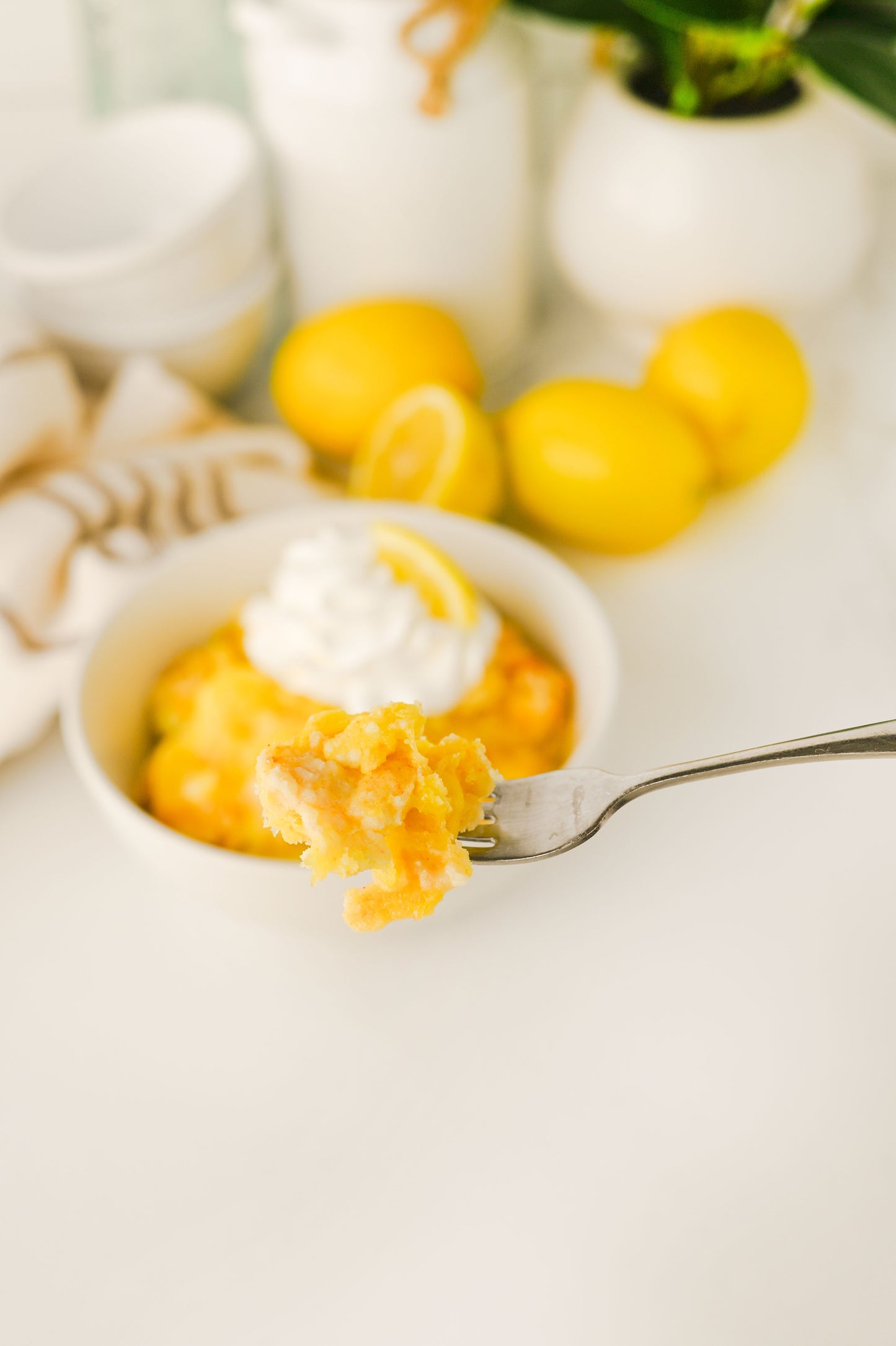 Lemon Cream Cheese Dump Cake Set #3