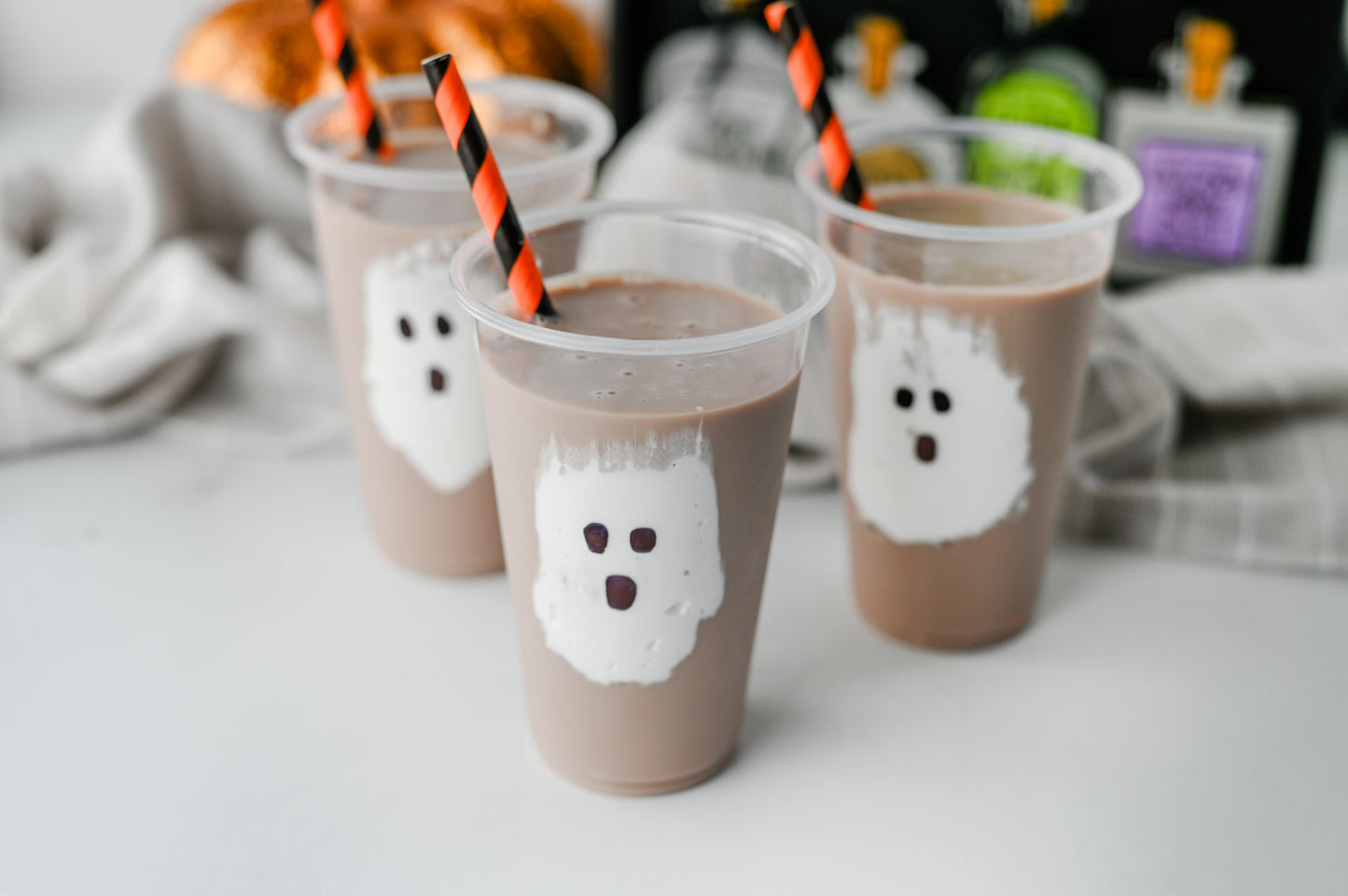 Marshmallow Fluff Ghost Cups Set #3