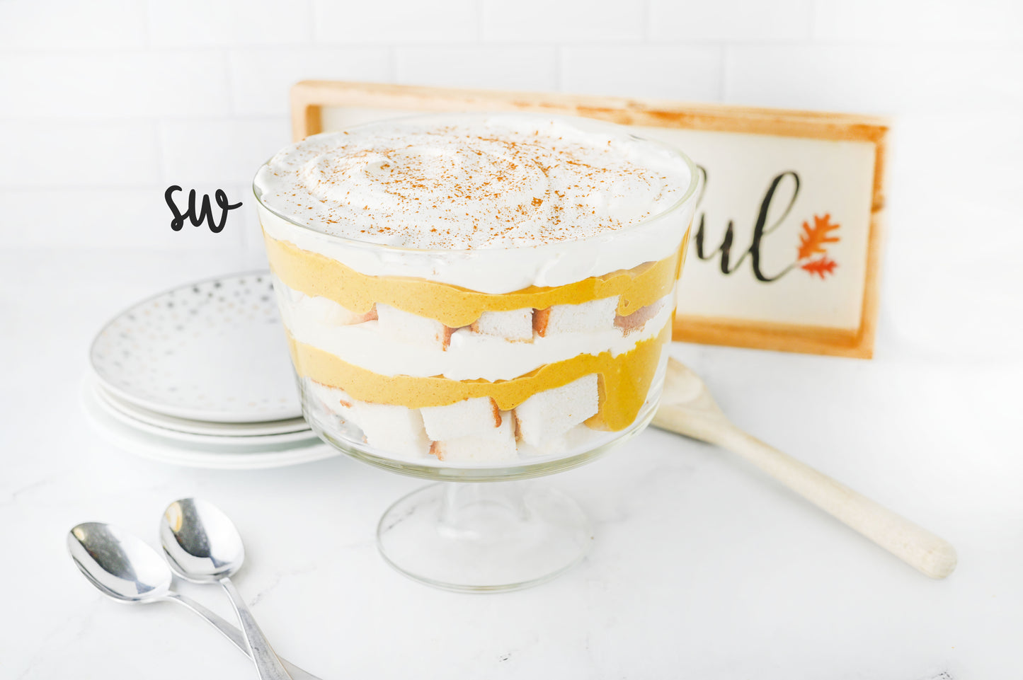 Pumpkin Cheesecake Trifle Set #3