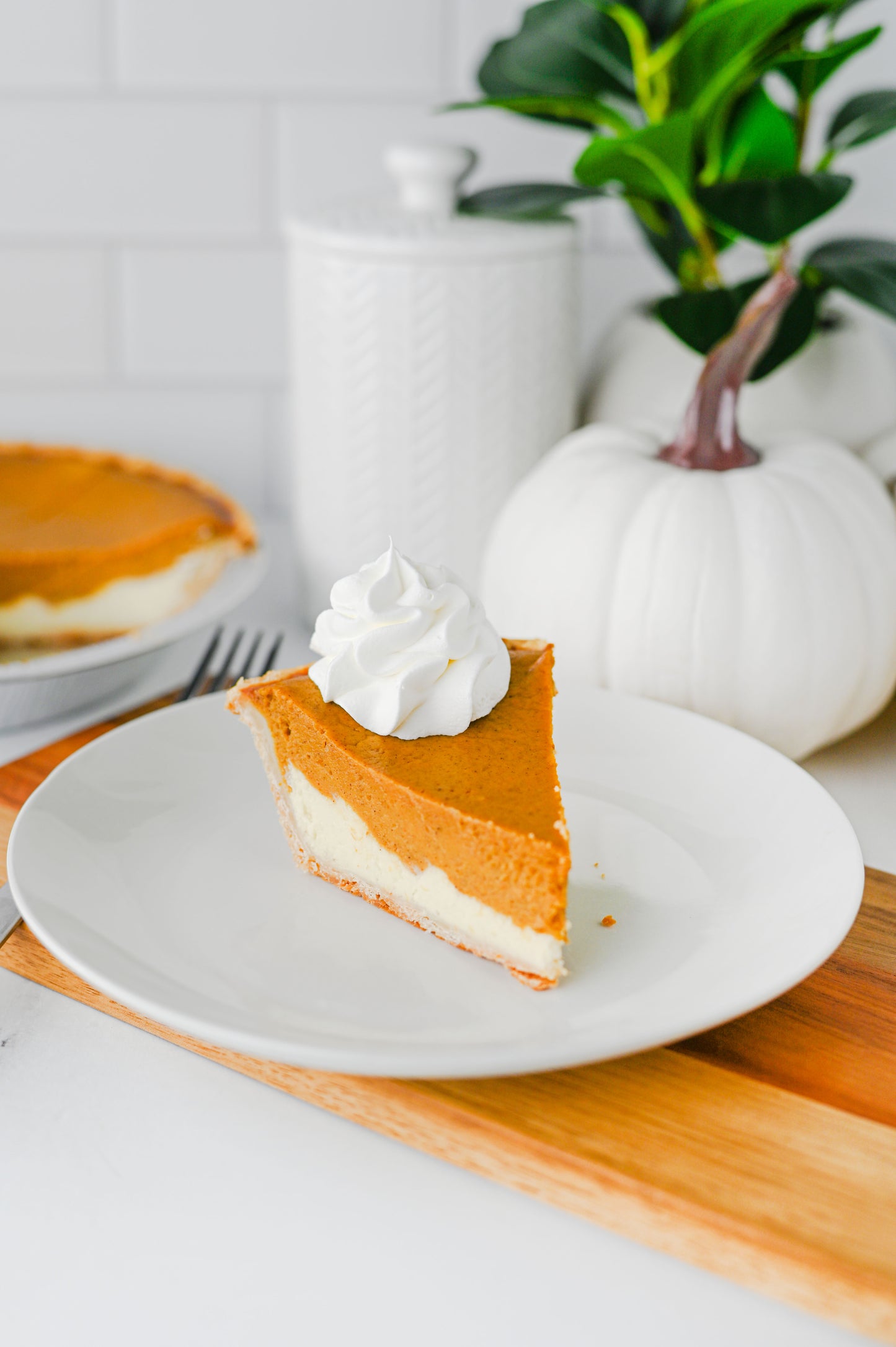 Pumpkin Cheesecake Pie Set #3