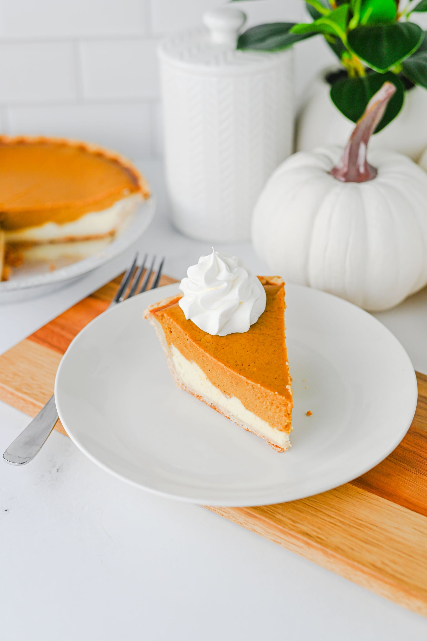 Pumpkin Cheesecake Pie Set #3