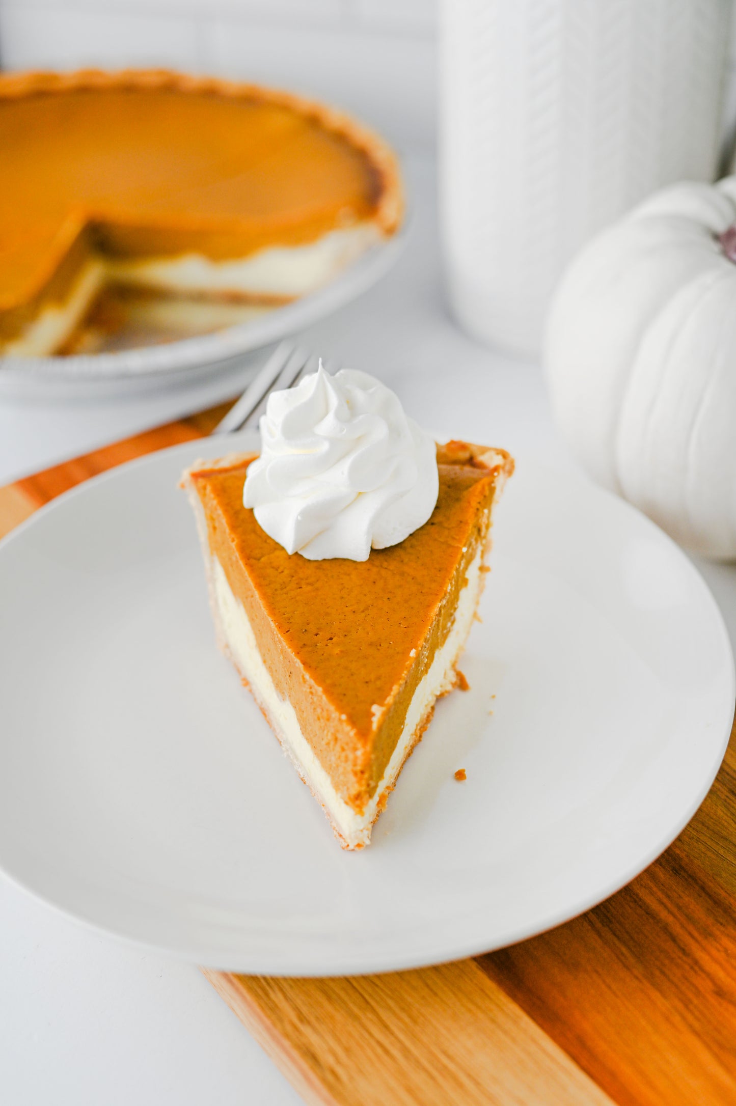 Pumpkin Cheesecake Pie Set #3