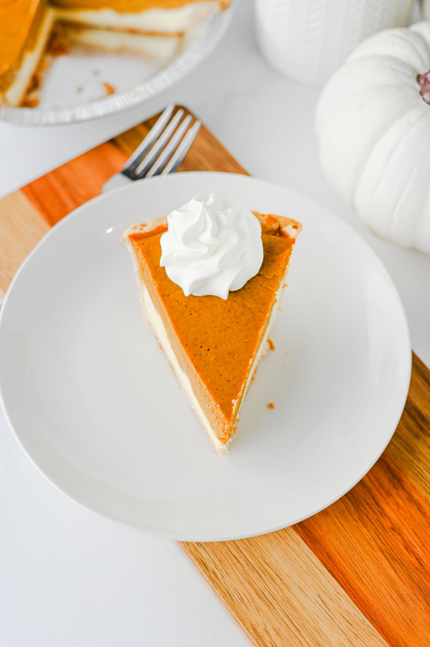 Pumpkin Cheesecake Pie Set #3