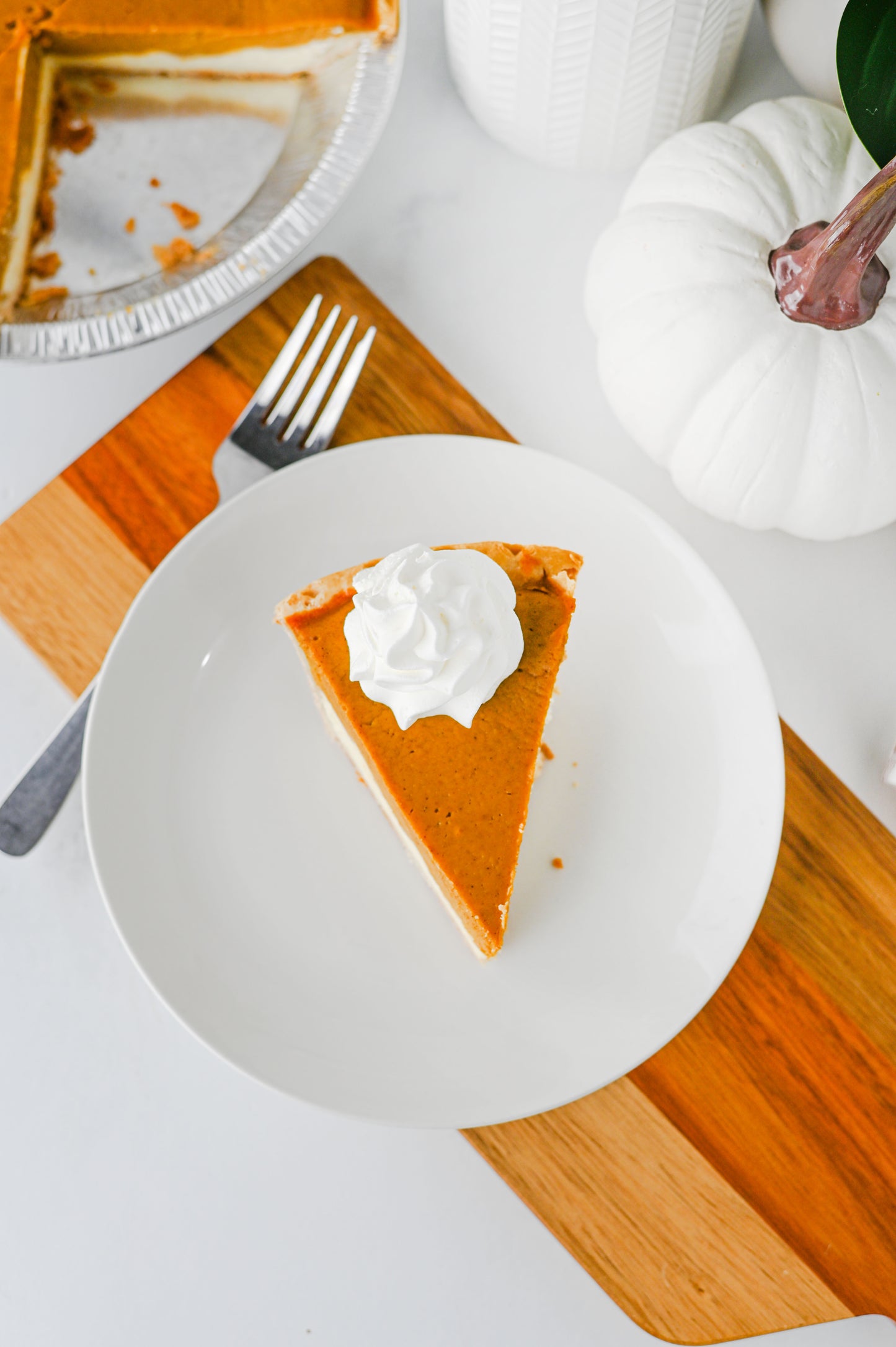 Pumpkin Cheesecake Pie Set #3