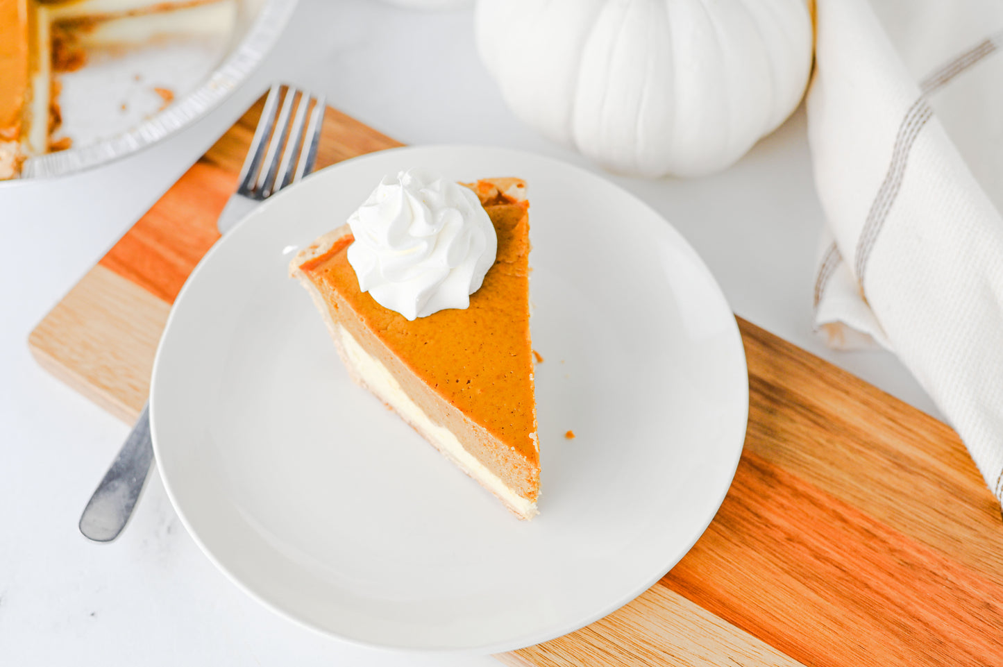 Pumpkin Cheesecake Pie Set #3
