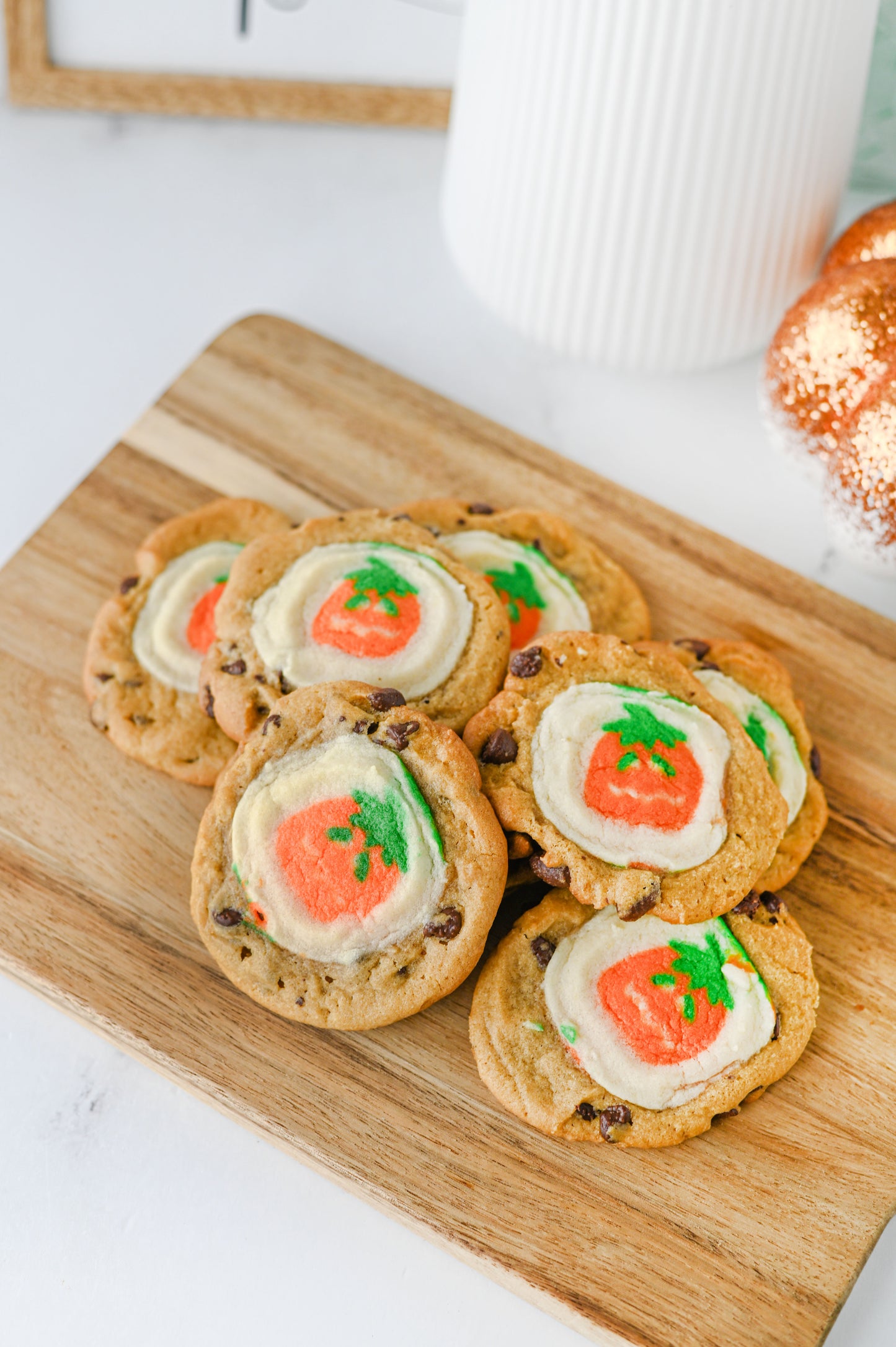 Pillsbury Pumpkin Shaped/Chocolate Chip Cookies Set #3