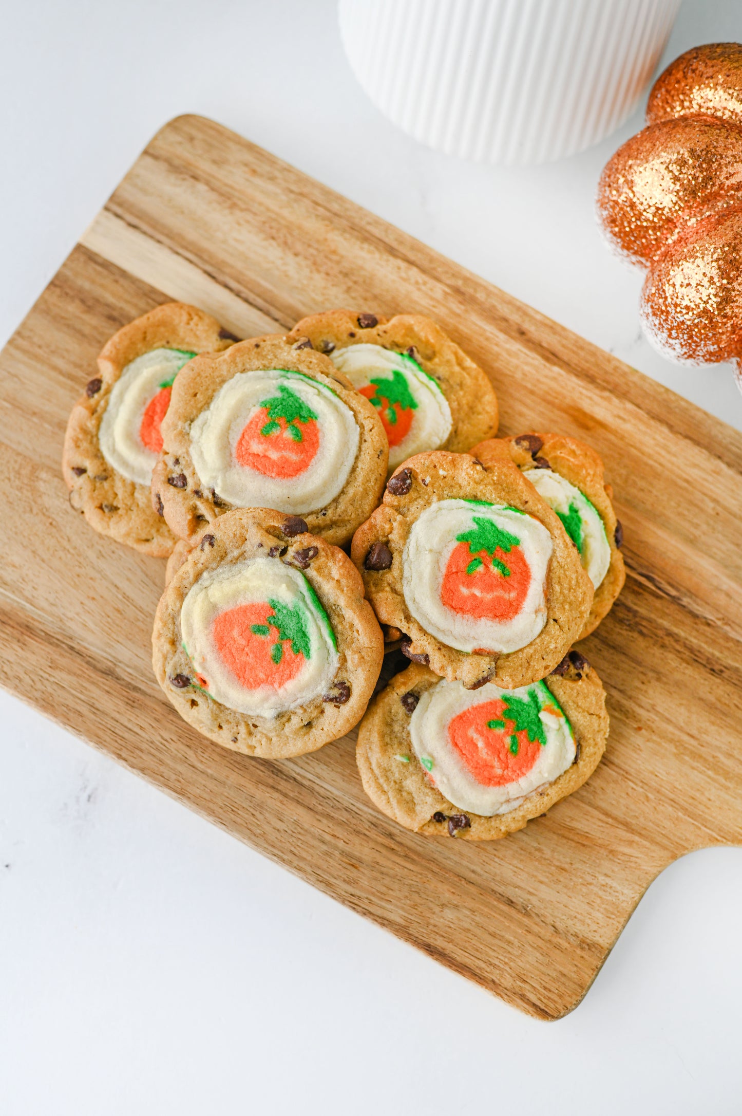 Pillsbury Pumpkin Shaped/Chocolate Chip Cookies Set #3