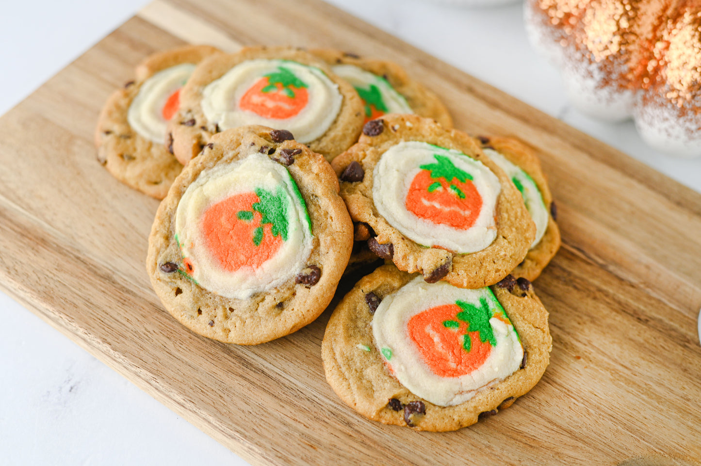 Pillsbury Pumpkin Shaped/Chocolate Chip Cookies Set #3