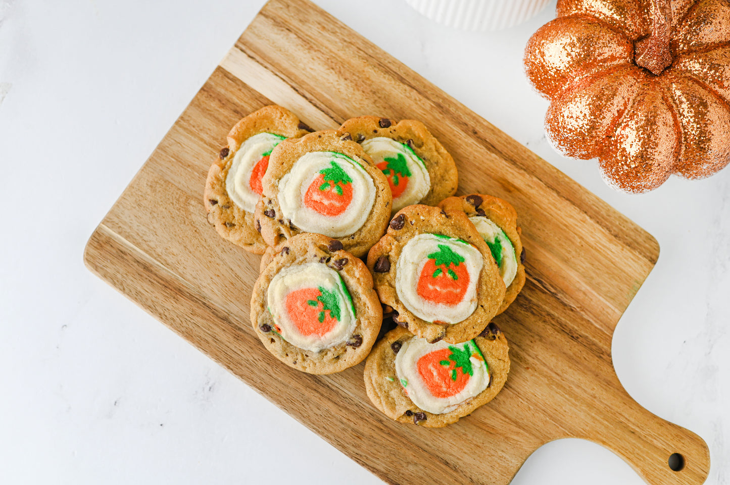 Pillsbury Pumpkin Shaped/Chocolate Chip Cookies Set #3
