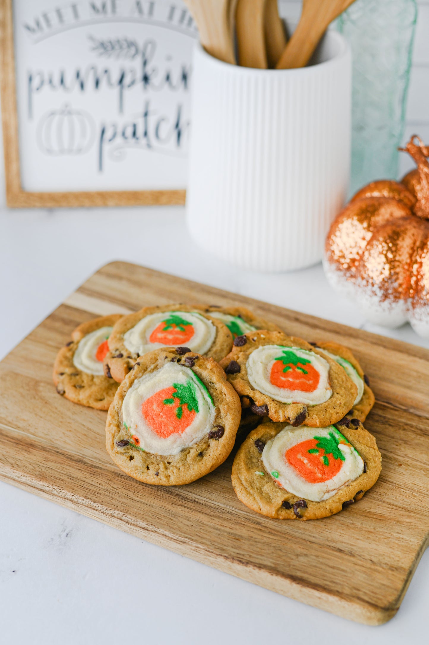 Pillsbury Pumpkin Shaped/Chocolate Chip Cookies Set #3